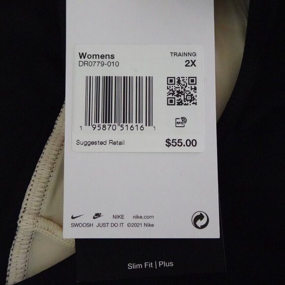 NWT Nike Black and Cream Tank Top - Picture 8 of 9
